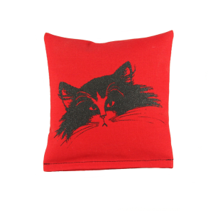 Dr. Pussums Soft Square Catnip Pillow (Mr. Pussums) - Wholesale