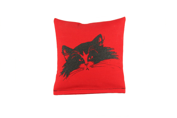 Dr. Pussums Soft Square Catnip Pillow (Mr. Pussums) - Wholesale