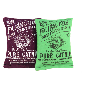 Dr. Pussums Regular Logo Catnip Pillow Toy - Wholesale