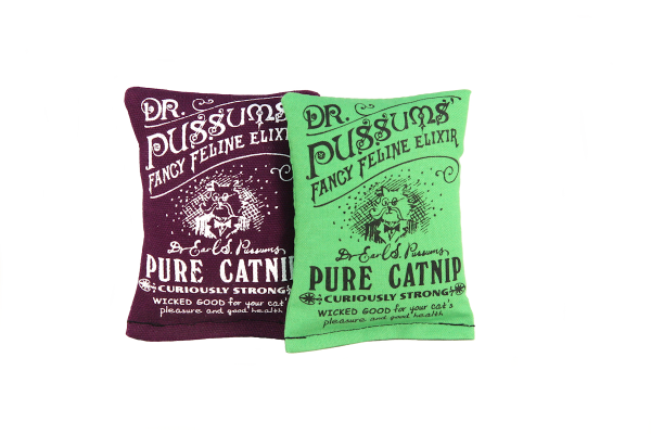 Dr. Pussums Regular Logo Catnip Pillow Toy - Wholesale