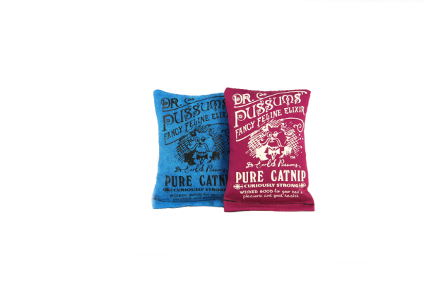 Dr. Pussums Small Logo Catnip Pillow Toy - Wholesale