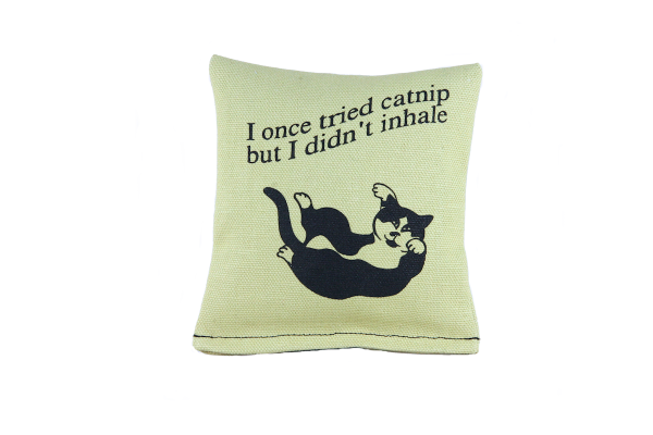 Dr. Pussums Soft Square Catnip Pillow (Inhale) - Wholesale