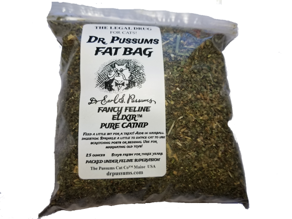 Dr. Pussums Fancy Feline Elixir Catnip (Fat Bag) - Wholesale - Image 2