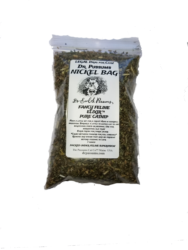 Dr. Pussums Fancy Feline Elixir Catnip (Nickel Bag) - Wholesale - Image 2