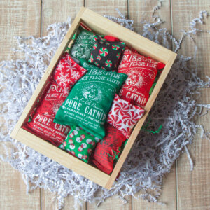 Holiday Kitty Krates Red & Green- Wholesale
